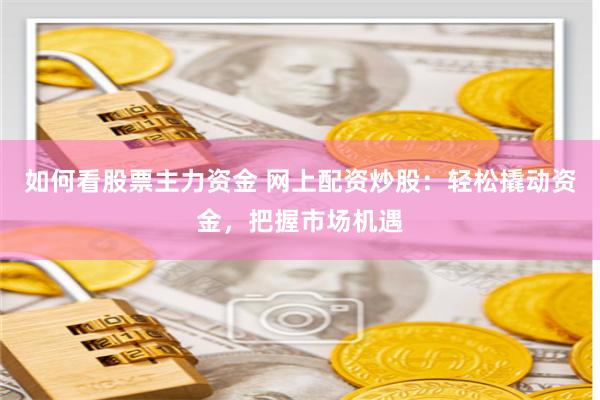 如何看股票主力资金 网上配资炒股:轻松撬动资金,把握市场机遇